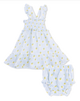 Lovely Lemons Smocked Ruffle Sundress