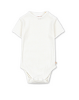 Optic White Minnie SS Pointelle Bodysuit