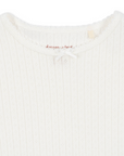 Optic White Minnie Pointelle SS T-Shirt