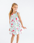 Berry Sweet Broadcloth Lainey's Dress