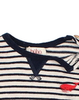 Buho Navy Stripe Soft Baby Sweatshirt