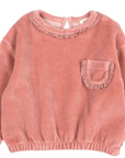 Buho Peony Velvet Sweatshirt