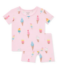 Ice Cream Shorts Pajama Set