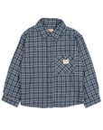 Buho Navy Tartan Boy's Shirt