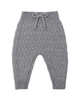 Heathered Slate Knit Set