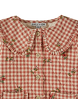 Vichy Embroidered Quilted Jacket