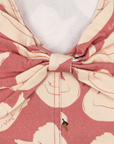 Magot Swan Print Organic Cotton Denim Dress