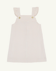 Julia Corduroy Jumper- Palmetto Pearl and Richmond Red Microdot