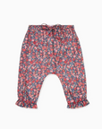 Navy Floral Forna Baby Girl Trousers