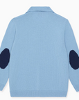 Dusty Blue Brio Merino Boy Jumper | La Coqueta