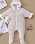 Beige Cotton Cashmere Bunting