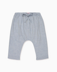 Dusty Blue Alex Baby Trousers | La Coqueta