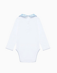 Blue Floral Patricio Baby Girl Bodysuit | La Coqueta