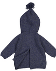 Burnou Cashmere Jacket - Marled Blue