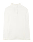 Ivory Ribbed Turtleneck