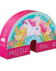 12-Piece Mini Puzzle - Sweet Unicorn Rainbow