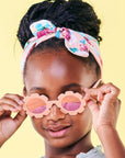 Peachy Keen Flower Sunglasses