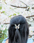 Hand-painted Mini Monarch Butterfly Claw Hair Clip | Eco-Friendly