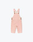 Pink Striped Overalls