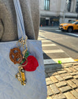 Hand-painted Pretzel Keychain