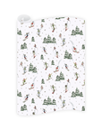 Snowglobe Ski Wrapping Paper Roll