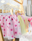 Glitter Heart Tutu - Kids Clothes -Valentine