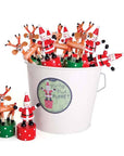 Santa & Reindeer Christmas Push Puppets