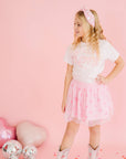 Mini Sequin Hearts Tutu