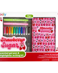 Strawberry Sugar: Scented Gel Pen & Highlighter Writing Kit