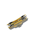Hand-painted Yellow Taxi Cab Hair Clip