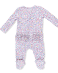 Elizabeth's Garden - 2 Way Ruffle Back Zipper Footie