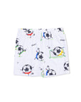 Soccer Balls Playing Soccer Blue - Loungewear Short Set