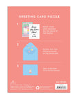 Confetti Birthday Cake Greeting Card Puzzle