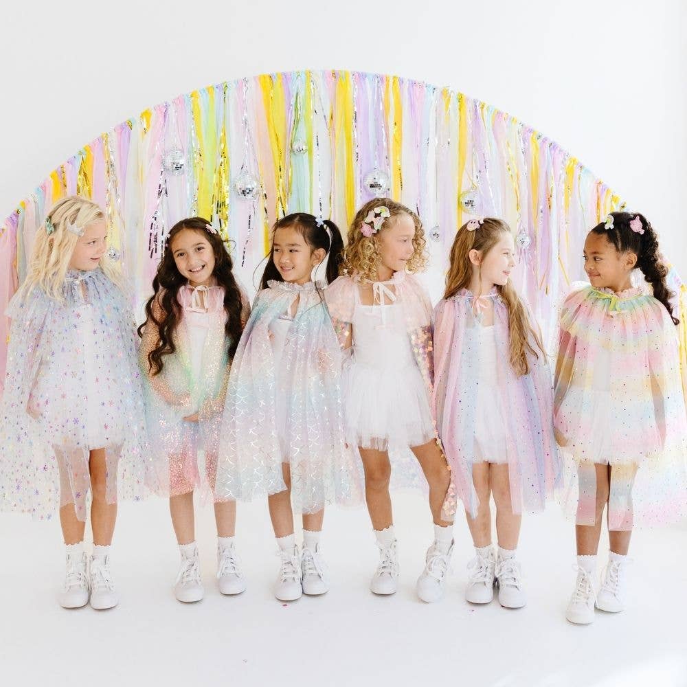 Blush Shimmer Star Cape