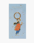 Soaring Super Mom Enamel Keychain