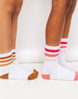 Pink Stripe Socks