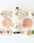 Eco-Friendly Wooden Tea Set & Tray