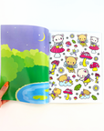 Draw-Along Fantasy Sticker Book