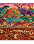 60-Piece Above & Below Puzzle - Dinosaur World