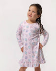 Cotton Candy Long Sleeve Nightgown