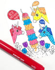 Undercover Art Hidden Patterns Coloring- Unicorn Friends