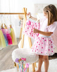 Glitter Heart Tutu - Kids Clothes -Valentine
