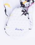 Soccer Balls Playing Soccer Pink - 2 Way Ruffle Back Zipper Footie