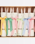 Gingham Bow Bunny Crackers (set of 6)