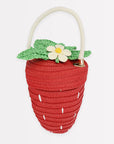 Strawberry Wicker Bag