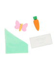Gingham Bow Bunny Crackers (set of 6)