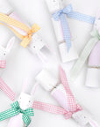 Gingham Bow Bunny Crackers (set of 6)