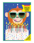 Monkey Cake Card Puzzle