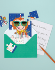 Monkey Cake Card Puzzle
