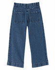 Embroidered Flower Pocket Jeans- Emile et Ida